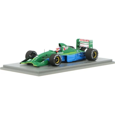 Afbeelding van Jordan 191 Ford Cosworth Spark Modelauto 1:43 1991 Bertrand Gachot Racing Team 7Up S8077