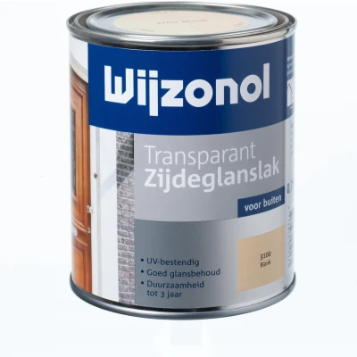 Afbeelding van Wijzonol Transparant Zijdeglanslak Blank 3100 Lakken (transparant)