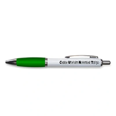 Afbeelding van Grappige nieuwigheid Push Pen Gift Balpennen Werk Collega Verlaten Present Fonetische Alfabet Wordplay Joke Stationary PP70