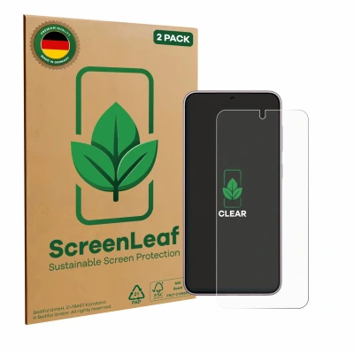 Afbeelding van ScreenLeaf Screenprotector voor Samsung Galaxy S23 Duurzame schermbescherming Folie Beschermfolie transparant (2 Stuks)