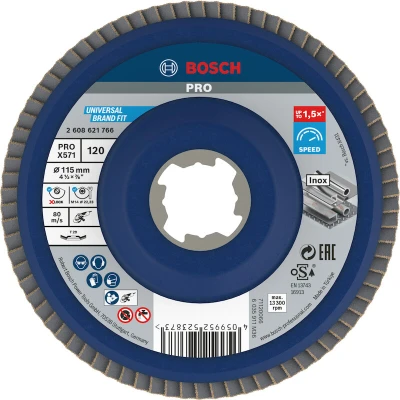 Afbeelding van Bosch Accessories 2608621766 X LOCK Lamellenschijf Diameter 115 mm 1 stuk(s)