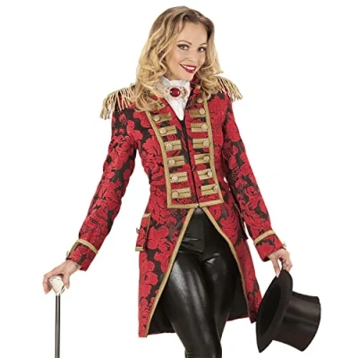Afbeelding van Widmann Middeleeuwen &amp; Renaissance Kostuum Royale Frackjas Rood Vrouw Medium Halloween Verkleedkleding