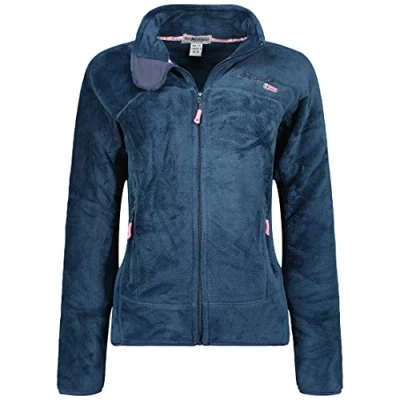 Afbeelding van Geographical Norway Dames Uniflore Lady Vest, blauw navy/roze, XL