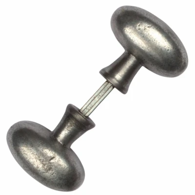 Afbeelding van Good in Style Deurknop ovaal Pewter