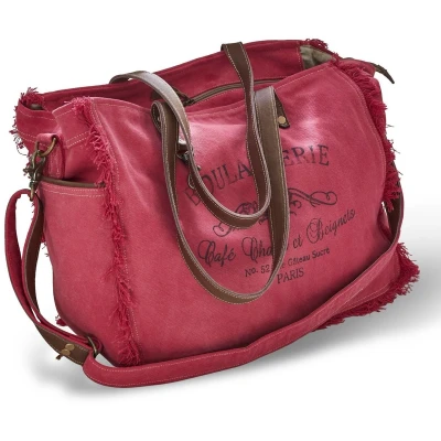 Afbeelding van LOBERON Tas Anoush fuchsia