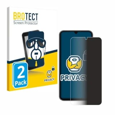 Afbeelding van BROTECT privacy screenprotector voor Samsung Galaxy A34 5G Folie Beschermfolie Blauwlichtfilter (2 Stuks)