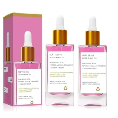 Afbeelding van Strawberry Vanilla After Shave Oil, Oil Women for Smooth Skin, Soft Prevent Ingrown Hairs &amp; Dryness(2pcs)