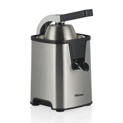 Afbeelding van Tristar Citruspers CP 3009 Elektrisch 350W Sinaasappelpers met Pershendel inclusief 2 pulpfilters &amp; perskegels RVS