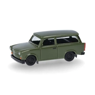 Afbeelding van Herpa 027359 005 H0 Auto Trabant 1.1 universeel, olijfgroen