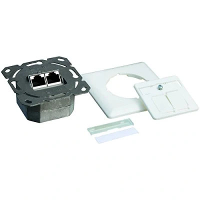 Afbeelding van LogiLink NP0125 wandcontactdoos 2x RJ45