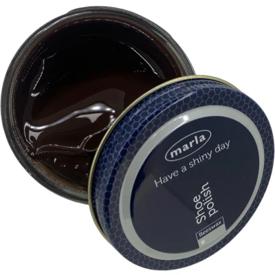 Afbeelding van Marla Shoe polish Schoenpoets (011) Donkerbruin 50 ml