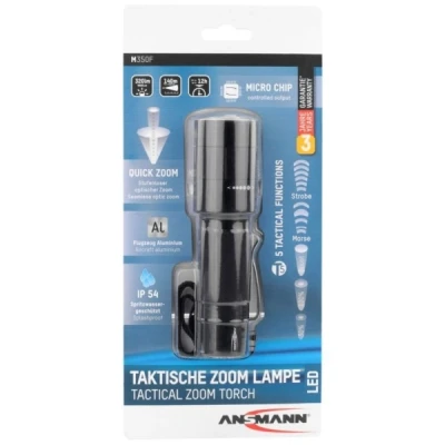 Afbeelding van Ansmann M350F LED zaklamp zwart