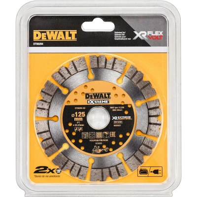 Afbeelding van DeWalt Accessoires Extreme Runtime Diamantblad gesegmenteerd Ø125 mm/22.2 mm (DCG200) DT90294 QZ