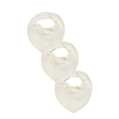 Afbeelding van Next Dribble 3 PACK Standard Halsdoek voor kinderen, Maat: One Size, Cream