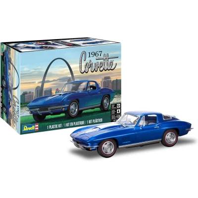 Afbeelding van Revell 14517 1967 Corvette Coupe Auto (bouwpakket) 1:25