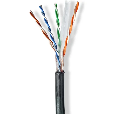 Afbeelding van Netwerkkabel voor buiten Cat6 U/UTP 305 meter (Stugge kern)