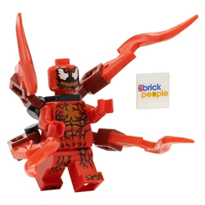 Afbeelding van LEGO Superhelden: Carnage Minifiguur met aanhangsels en Rode Kaap