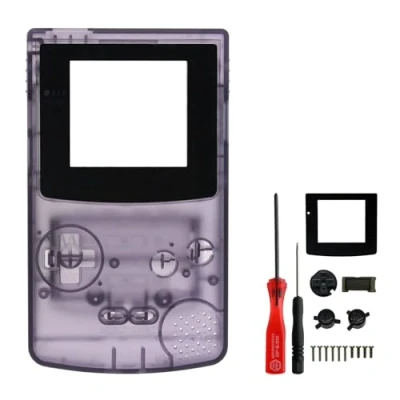 Afbeelding van OSTENT Volledige behuizing Shell Case Cover Vervanging voor Nintendo GBC Gameboy Color Console Kleur Helder Paars