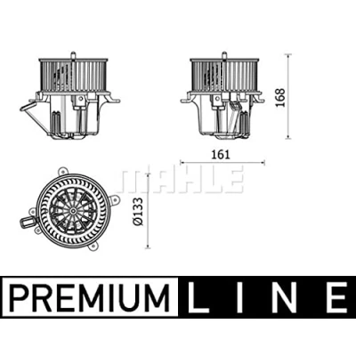 Afbeelding van Mahle Original Kachelventilator AB 282 000P
