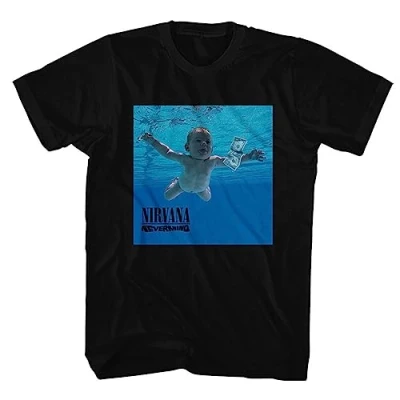 Afbeelding van Nirvana Nevermind Album Heren T shirt S Zwart