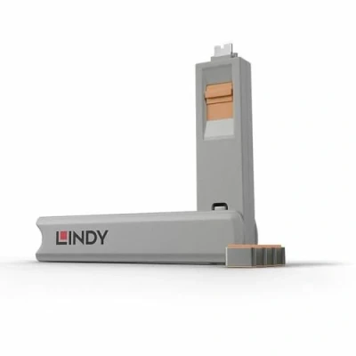 Afbeelding van Lindy 40428 poortblokker Port blocker key Grijs, Oranje 4 stuk(s)