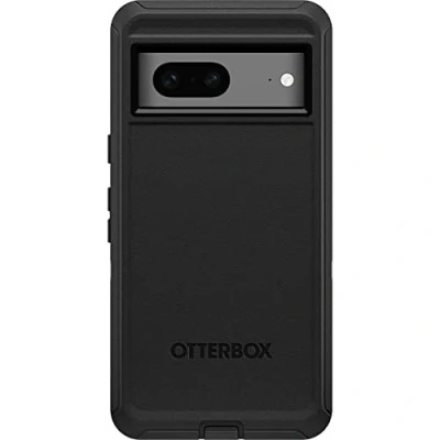 Afbeelding van OtterBox Google Pixel 7 Defender Series Case ZWART, robuust en duurzaam, met poortbescherming, inclusief holster clip kickstand