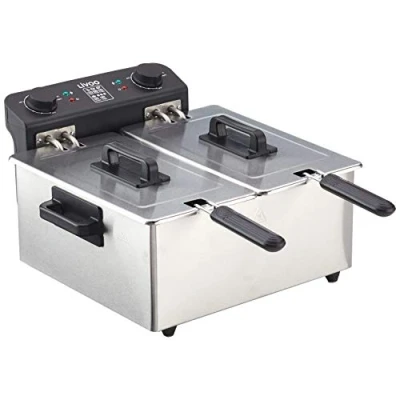 Afbeelding van Livoo Dubbele friteuse 2 x 3 l DOC217 16 kg friet, 3300 W, thermostaten, tot 190 C