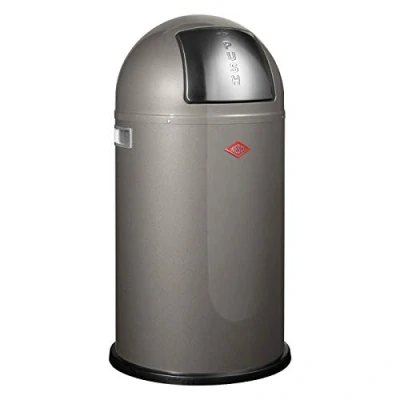 Afbeelding van Wesco Pushboy Prullenbak 50 Liter Mat Grafiet