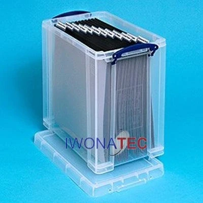 Afbeelding van REALLY USEFUL BOX 25 Liter 395 x 255 360 mm transparant