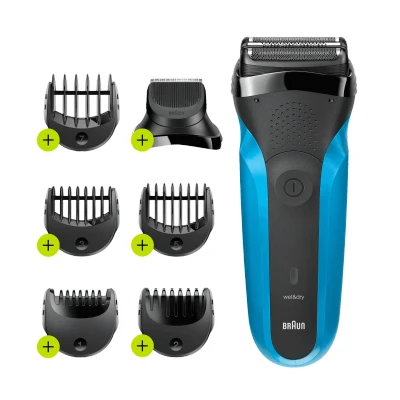 Afbeelding van Braun Series 3 Shave&amp;Style 310BT elektrisch scheerapparaat Zwart/Blauw