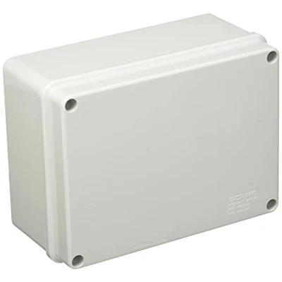 Afbeelding van POLY POOL PP0292 inbouwdoos Elektrobox voor wandmontage, rechthoekig aansluitdoos met schroeven bevestiging van het deksel Made in Italy