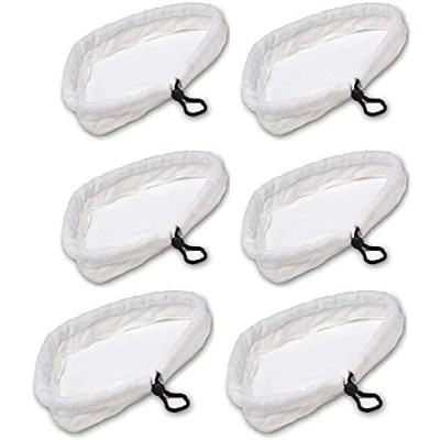Afbeelding van Malayas Wasbare microvezeldoekjes, wasbaar Duurzaam Reservedoeken stoombezems 6 pack Vervangende pads voor stoomreinigers met een driehoekige vorm