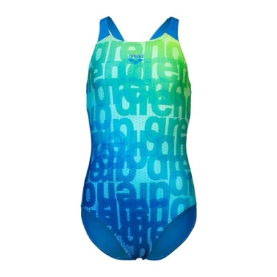 Afbeelding van Arena Badpak Performance meisjes multi kleuren V rug zwempak