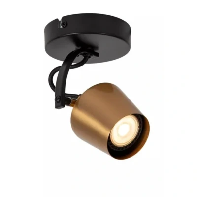 Afbeelding van Lucide EMILE Plafondspot Ø 10,5 cm 1xGU10 Mat Goud / Messing