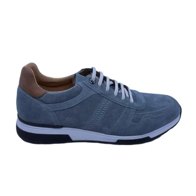 Afbeelding van Van Lier 2515512 Lage sneakersHeren sneakersVrije tijdsschoenen Kleur: Grijs Maat: 41