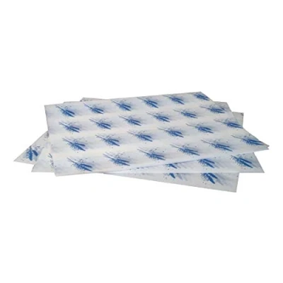 Afbeelding van Vetvrij hamburger papier blauw (1000 stuks)