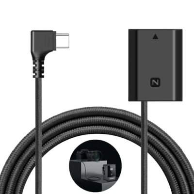 Afbeelding van NEEWER accu Fittizia NP FZ100 naar USB C uitgang 8,2 V, vervangt FZ100, compatibel met Sony FX3 FX30 ZV E1 A1 A6600 A6700 A7III A7IV A7C A7CII A7CR A7RIII A7RIV A7RV A7SIII A9, TC9, TC. C.