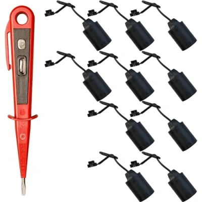 Afbeelding van H+H Gereedschap Lf10 45300 10 Set E27 + 1 X Vde Spanningstester, 20 Cm