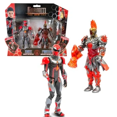 Afbeelding van Figurendoos Gormiti Scion en geassocieerd met Vuur Zane Fireon 15 cm Vanaf 4 jaar GRV192