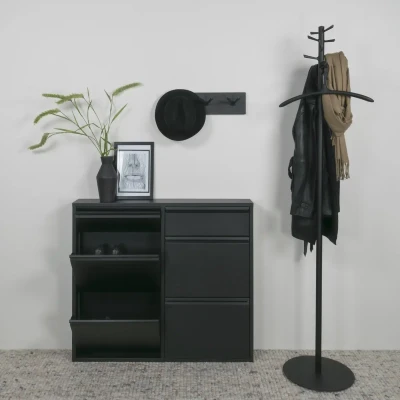 Afbeelding van Spinder Design Schoenenkast BILLY 6 Zwart