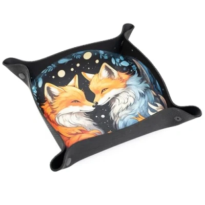 Afbeelding van Dobbelstenenbak Dobbelbak voor bord en rollenspellen Wonder Book, Roll Player, Ashes Reborn Vosachtige Zielen