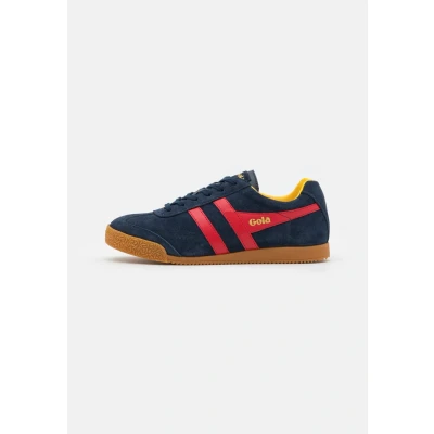 Afbeelding van Gola Harrier suède sneakers donkerblauw