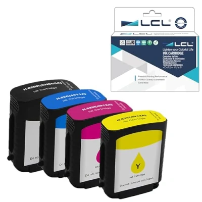 Afbeelding van LCL Compatibele inktcartridge 82 CH565A C4911A C4912A C4913A (1 zwart 1 cyaan magenta geel) vervanging voor HP DesignJet Printers 510