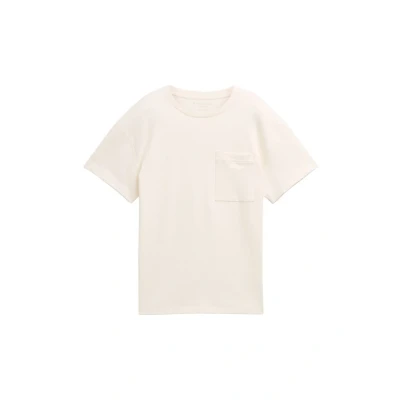 Afbeelding van TOM Tailor Oversize MIT Brusttasche Tshirt basic voor kinderen, Maat: 152, Wool white