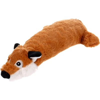 Afbeelding van Hondenspeelgoed pluche shaky vos Bruin 36 x 14 5 cm