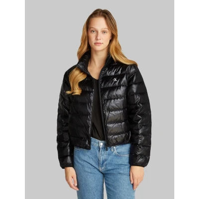 Afbeelding van Calvin Klein Jeans Shine Puffer Gewatteerde jas, Dames, Maat: Large, Black