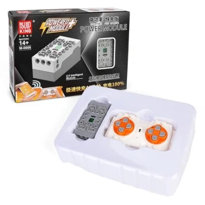 Afbeelding van Mould King M0006S 4.0 Powered Module, inclusief oplaadbare afstandsbediening en batterijbox, 4 uitgangspoort upgrade accessoires (APP bediening/programmeerbaar)