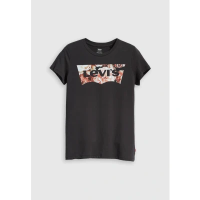 Afbeelding van Levi&#039;s Tshirt print, Dames, Maat: XS, Black