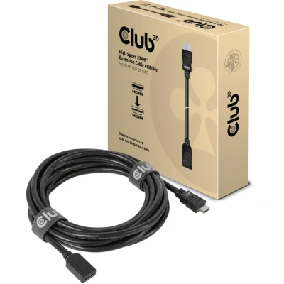 Afbeelding van CLUB3D CAC 1325 HDMI kabel 5 m Type A (Standaard) Zwart