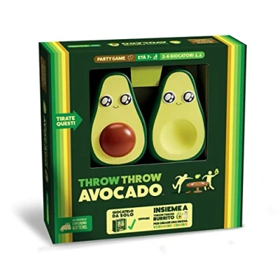 Afbeelding van Asmodee Gooi Avocado, bordspel, grappig partyspel, 2 6 spelers, 7+ jaar, Italiaanse editie